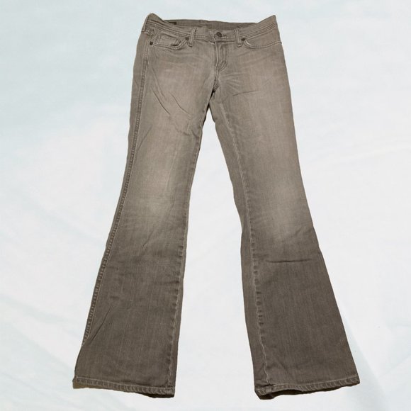 Citizens of Humanity CoH Gray Ingrid Flare Jeans Concord #198 Stretch - Picture 2 of 15